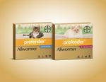 Profender allwormer for large cats 11 to 17.5lbs 2 pipette pack